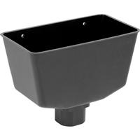 Aquaflow 112mm Hopper in Black PVCU