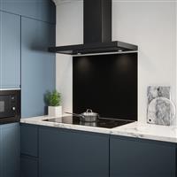 Splashback Matt Self-Adhesive Glass 900 x 750mm in Black