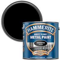 Hammerite Metal Paint Smooth 2.5L in Black