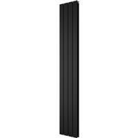 Ximax Oxford Duo Designer Radiator 1800 x 295mm 2683Btu in Black Steel