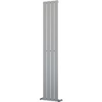 Ximax Oxford Single Designer Radiator 1800 x 295mm 1891Btu in Silver Steel