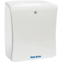 Vent-Axia 100mm Solo Plus Extractor Fan Humidistat & Timer in White ABS