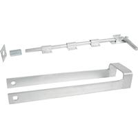 GateMate Field Gate Double Gate Fastener Set Galvanised in Silver