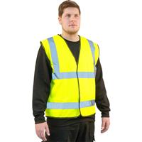 Unbranded Men's Hi Vis Waistcoat in Yellow