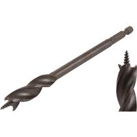 DeWalt Extreme Tri Flute Wood Drill Bit 14 x 152mm in Black