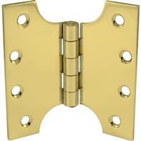 Eclipse Steel Parliament Hinge Polished 102mm (2 Pack) in Brass