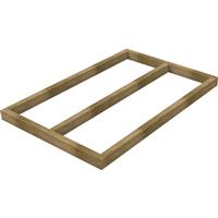 Forest Garden Shed Base for Overlap Sheds 5' x 3' in Natural Timber