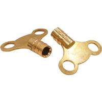 Rothenberger Brass Radiator Bleed Key Set (2 Pack)