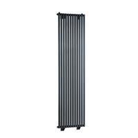 Towelrads Oxfordshire Vertical Designer Radiator 1800 x 465mm 3057Btu in Gun Metal Steel