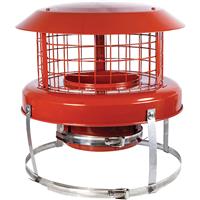 Colt Cowls High Top Flex Chimney Liner Cowl 6" - 150mm in Terracotta Stainless Steel