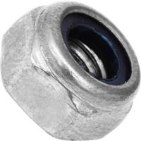 Apex Stainless Steel Nylon Nut M12 (100 Pack) in Silver