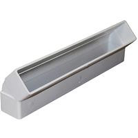 Airvent 225 Flat Vertical Bend 45deg in White Plastic