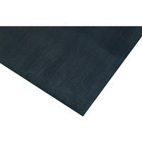 Blue Diamond Rubber Rib Anti-Slip Floor Matting 915mm x 2.5m in Black