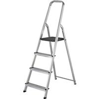 Werner High Handrail Step Ladder 4 Tread SWH 2.55m Aluminium