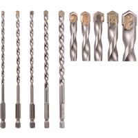 DeWalt Impact Masonry Drill Bit Set (5 Piece) in Silver/Gold Plastic