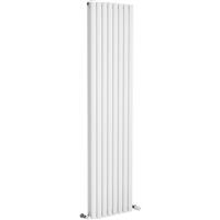 Ximax Bristol Designer Radiator 1800 x 468mm 4737Btu Double in White Steel