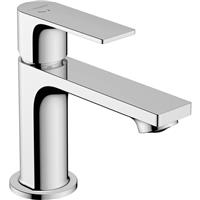 Hansgrohe Rebris E CoolStart 80 Basin Mixer Tap in Chrome Brass