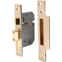 Yale BS 5 Lever Mortice Sashlock 64mm Polished Brass in Gold