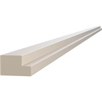 Kitchen Kit Flatpack J-Pull Multi Rail Super Gloss 2745mm in Cashmere Mdf