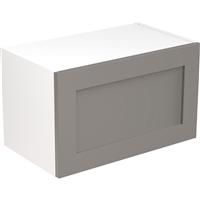 Kitchen Kit Flatpack Shaker Kitchen Cabinet Wall Bridge Unit Ultra Matt 600mm in Dust Grey MFC