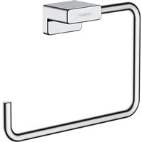 Hansgrohe AddStoris Towel Ring in Chrome Metal