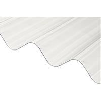 Unbranded PVC Corrugated Sheet 2.5m x 950mm in Clear