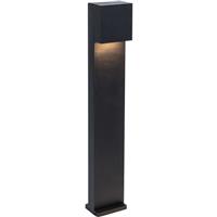 Lutec Gemini XF Bollard Light IP54 7.4W 500lm 3000K in Black Die Cast Alumiunium