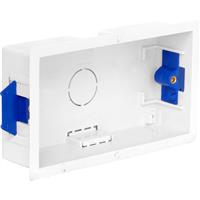 Axiom Dry Lining Box 2 Gang 35mm in White