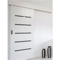Coburn House One-Door System 600mm-750mm Door (Set) in Silver/Other Aluminium/Nylon