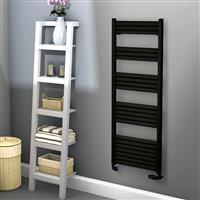 Towelrads Eton Black Aluminium Towel Radiator 1400 x 500mm 2139Btu in Anthracite