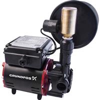 Grundfos SSR2-2.0 CN Single Impeller Universal Shower Pump 2.0 bar in Black Stainless Steel