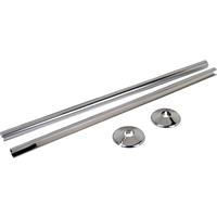 Talon Snappit Pipe Cover & Collar Pack 500mm in Chrome UPVC
