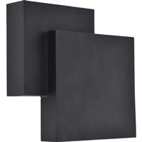 Lutec Rialto Up/Down Wall Light IP44 21W 850lm 3000K in Black Die Cast Alumiunium