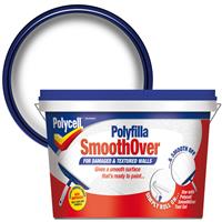 Polycell Trade Polycell Smoothover For Damaged and Textured Walls 5L in White