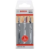 Bosch Wood Jigsaw Blade Set EXPERT Blade (15 Piece) Carbide Metal