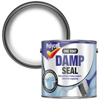 Polycell Trade Polycell One Coat Damp Seal 2.5L in White