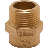 Pegler Yorkshire Male Coupling 15mm x 1/2" in Gold