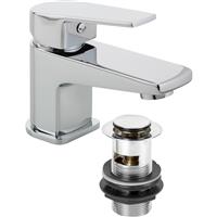 Highlife Earn Cloakroom Basin Mixer Tap in Chrome Brass