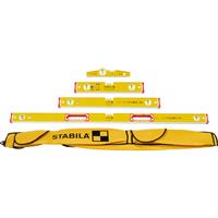 Stabila 196-2 Combination Pro Level Set (5 Piece) in Yellow Aluminium
