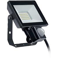 Philips Projectline Floodlight 20W 3000K Sensor in Black Aluminium