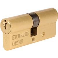 ERA 1 Star 6 Pin Double Euro Cylinder 35-35mm in Brass