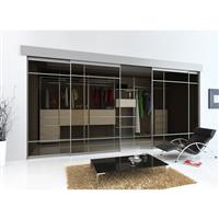 Coburn Double 60 Two-Door System 1.2m opening (Set) in Silver/Other Aluminium/Nylon