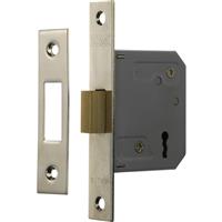 ERA 3 Lever Mortice Deadlock 64mm in Chrome Nickel