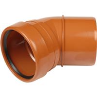 Aquaflow Single Socket Bend 110mm 45deg in Terracotta