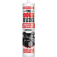 Evo-Stik The Dog's Adhesive & Sealant 290ml Crystal in Clear