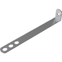 BPC Fixings Galvanised Safety End Frame Cramp 100mm Projection (10 Pack) Galvanised Steel