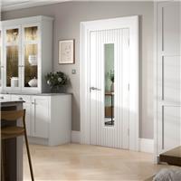 JB Kind Aria Glazed Internal Door 35 x 1981 x 610mm in white