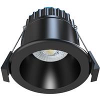 Spa Lighting Spa Jenn CCT Anti-Glare Fire Rated IP65 Downlight 8W Dimmable in Black Steel