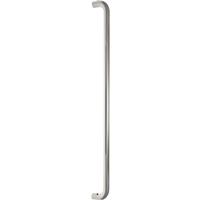 Eclipse D Shape Pull Handle Polished 600x19mm in Silver Stainless Steel