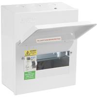 Axiom Metal Consumer Unit + 80A Type A RCD 6 Way